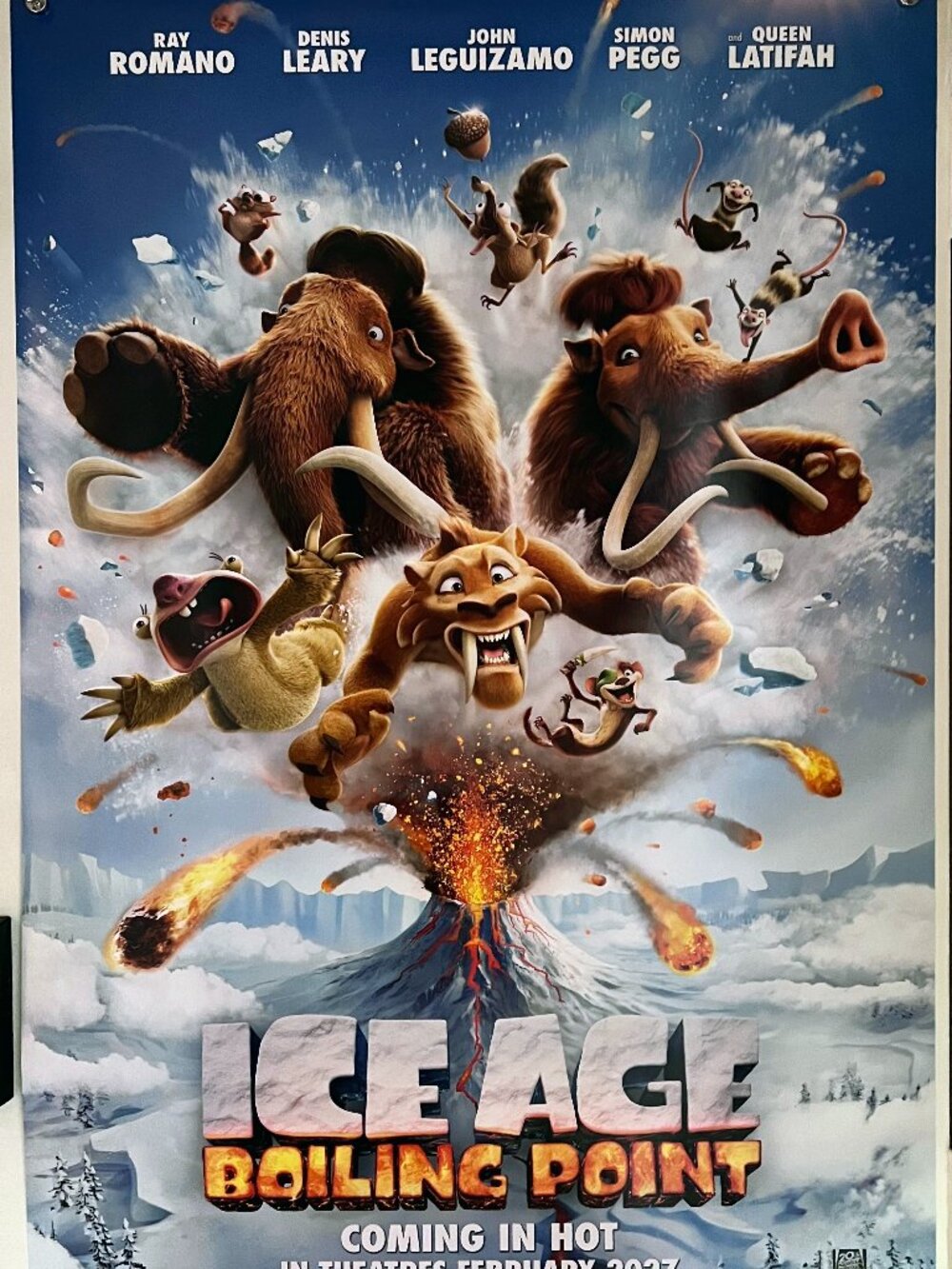 ICE AGE: BOILING POINT (2027) - ORIGINAL DOUBLE SIDED MOVIE POSTER